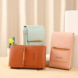 Women's Touch Screen Shoulder Bag with Cell Phone Pocket