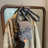 Rabbit Toys Shoulder Bag Rhombic Lattice Small Underarm Bag