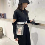 Transparent Jelly Bag Envelope Shoulder Diagonal Bag
