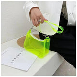Women's Jelly Bag Beach Shoulder Bags Hot Girls Purse Handbags