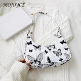 Animal Printing Underarm Bags Small Zipper Women Shoulder Travel Shopping Pouch