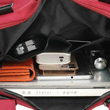 Waterproof Nylon Crossbody Bag Shoulder Strap Zipper Tote Bag