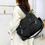 Waterproof Nylon Crossbody Bag Shoulder Strap Zipper Tote Bag