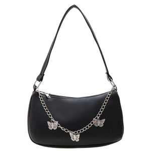 Women Butterfly Chain Shoulder Bags Ladies Small Shopper Bag Purse
