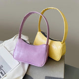 Crocodile Pattern Women's Small Shoulder Bag