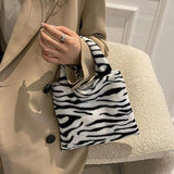 Soft Plush Furry Fluffy Totes for Women