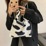 Soft Plush Furry Fluffy Totes for Women