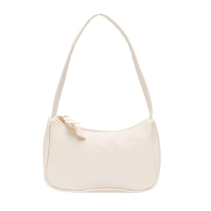 Women PU Leather Shoulder Underarm Bag Vintage Butterfly Chain