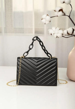 Thick Chain Small Square Bag Ladies Handbags Crossbody Bag