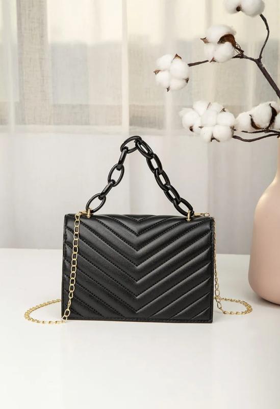 Thick Chain Small Square Bag Ladies Handbags Crossbody Bag