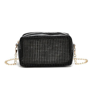 Diamond-encrusted Cosmetic Bag Women's Handbag Totes Shoulder Bag