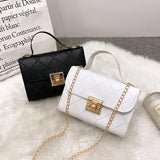 Women Chain Messenger Crossbody Bag Small Square Bag