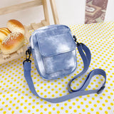 Vintage Canvas Crossbody Bag Women Flap Zipper Small Handbag