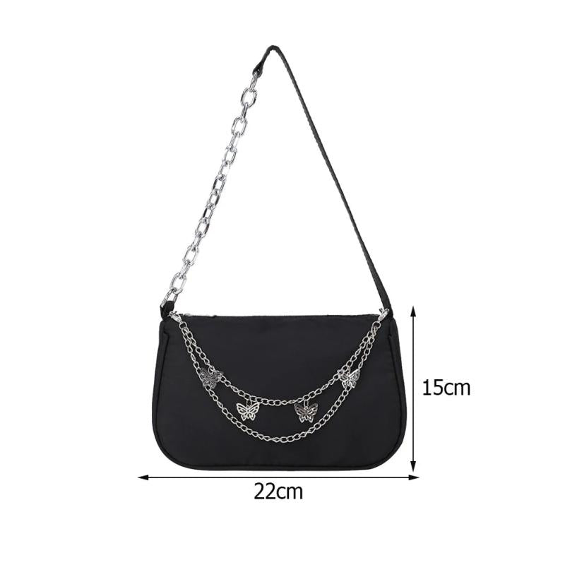 Women's Butterfly Chain Handbags Spring Shoulder Bag Ladies Small Tote