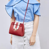 Women PU Leather Crossbody Messenger Bag Small Shoulder Bags Handbag