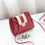 Women PU Leather Crossbody Messenger Bag Small Shoulder Bags Handbag