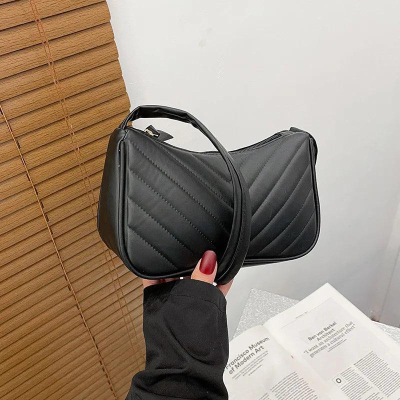 Quilted Shoulder Bags For Women Travel Clutch Handbag