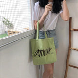 Women Canvas Shopping Bag Female Cloth Shoulder Bag Environmental Storage Handba