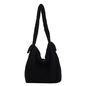 Women's Felt Shopper Bag Large Capacity Crossbody Tote