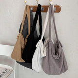 Women's Felt Shopper Bag Large Capacity Crossbody Tote