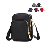 Women's Crossbody Zipper Shoulder Bag Multifunction Handbag Wristlet Purse