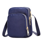 Women's Crossbody Zipper Shoulder Bag Multifunction Handbag Wristlet Purse
