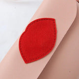 Women's Red Lips Printing Mini Shoulder Bag