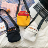 Canvas Crossbody Bags for Women Casual Small Shoulder Bag