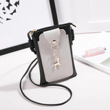 Mini Crossbody Bag for Women PU Leather Handbag Zipper