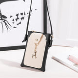 Mini Crossbody Bag for Women PU Leather Handbag Zipper