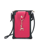 Mini Crossbody Bag for Women PU Leather Handbag Zipper