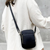 Women Crossbody Shoulder Bag Zipper Handbag Wrist Purse