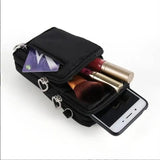 Nylon Shoulder Bag for Women Cellphone Crossbody Small Messenger Handbag