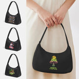 Harajuku Shoulder Hobo Bag Mushroom Print Casual Handbag Purses