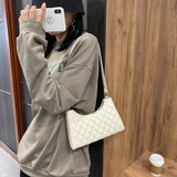 Women Retro Handbag PU Leather Shoulder Underarm Handle Bag Purse