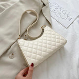 Women Retro Handbag PU Leather Shoulder Underarm Handle Bag Purse