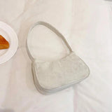 Winter Corduroy Shoulder Bag for Women, Travel Phone Pouch Handbag