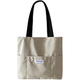Oxford Women Tote Bag Solid Casual Student Handbags Shoulder Bags Large Capacity