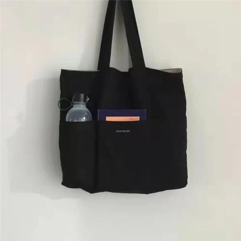 Oxford Women Tote Bag Solid Casual Student Handbags Shoulder Bags Large Capacity