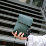 Mini Women Small Shoulder Bag with Tassel Girls Messenger Crossbody Bag