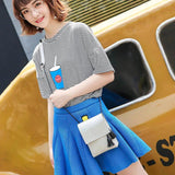 Mini Women Small Shoulder Bag with Tassel Girls Messenger Crossbody Bag