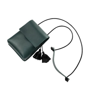 Mini Women Small Shoulder Bag with Tassel Girls Messenger Crossbody Bag