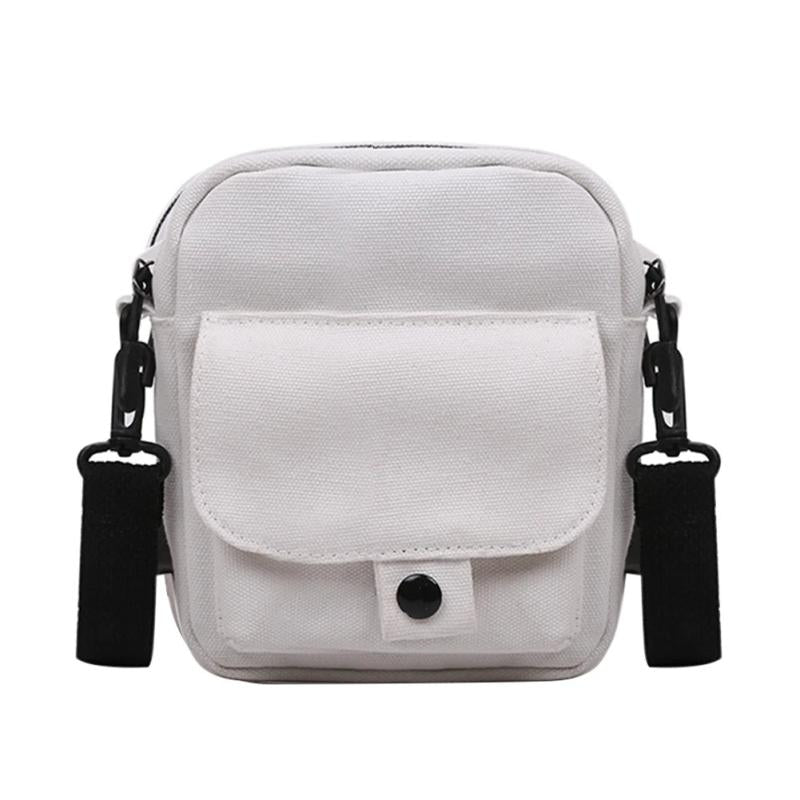 Canvas Women's Crossbody Bag Small Shoulder Handbag Zipper Purse