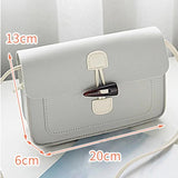Arrival Ladies' PU Leather Handbag Women Buckle Shoulder Bag Crossbody Bags