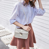 Arrival Ladies' PU Leather Handbag Women Buckle Shoulder Bag Crossbody Bags