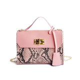 Women's Crossbody Bag Chain Shoulder Messenger Leather