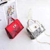Women's Crossbody Bag Chain Shoulder Messenger Leather