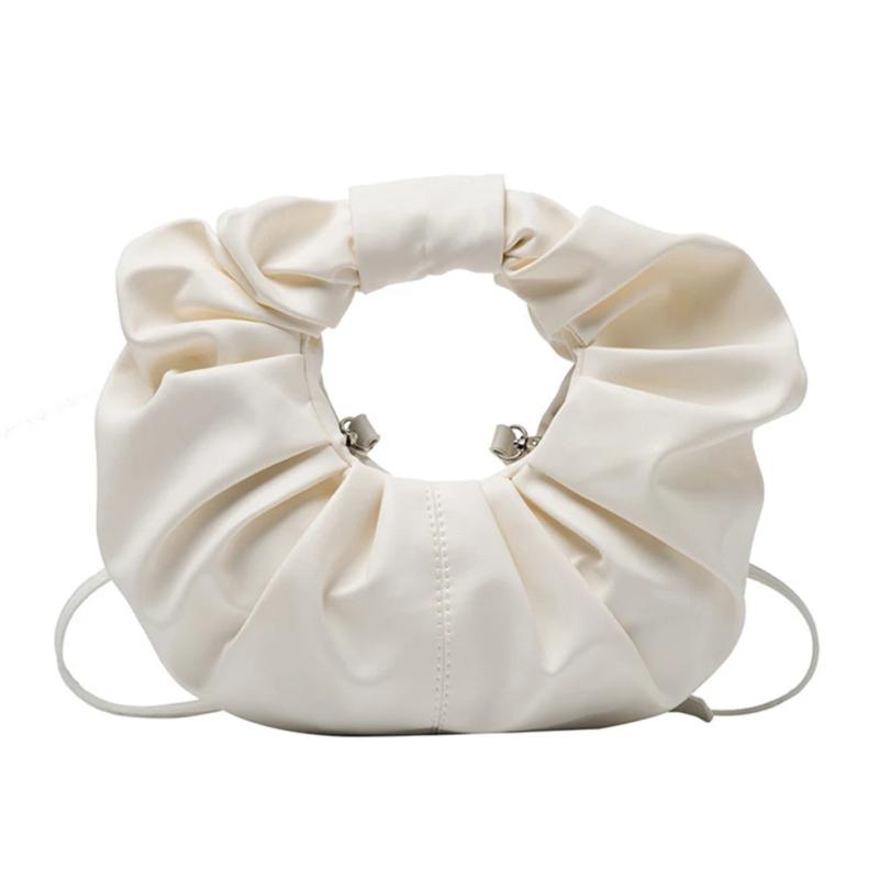 Women Cloud Pleated Puffy Crossbody Shoulder Bag