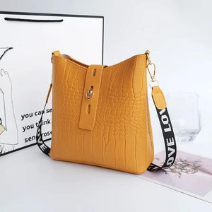 Women Messenger Bags Pu Leather Female Crossbody Crocodile Shoulder Hand Bags