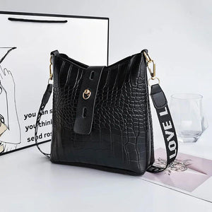 Women Messenger Bags Pu Leather Female Crossbody Crocodile Shoulder Hand Bags